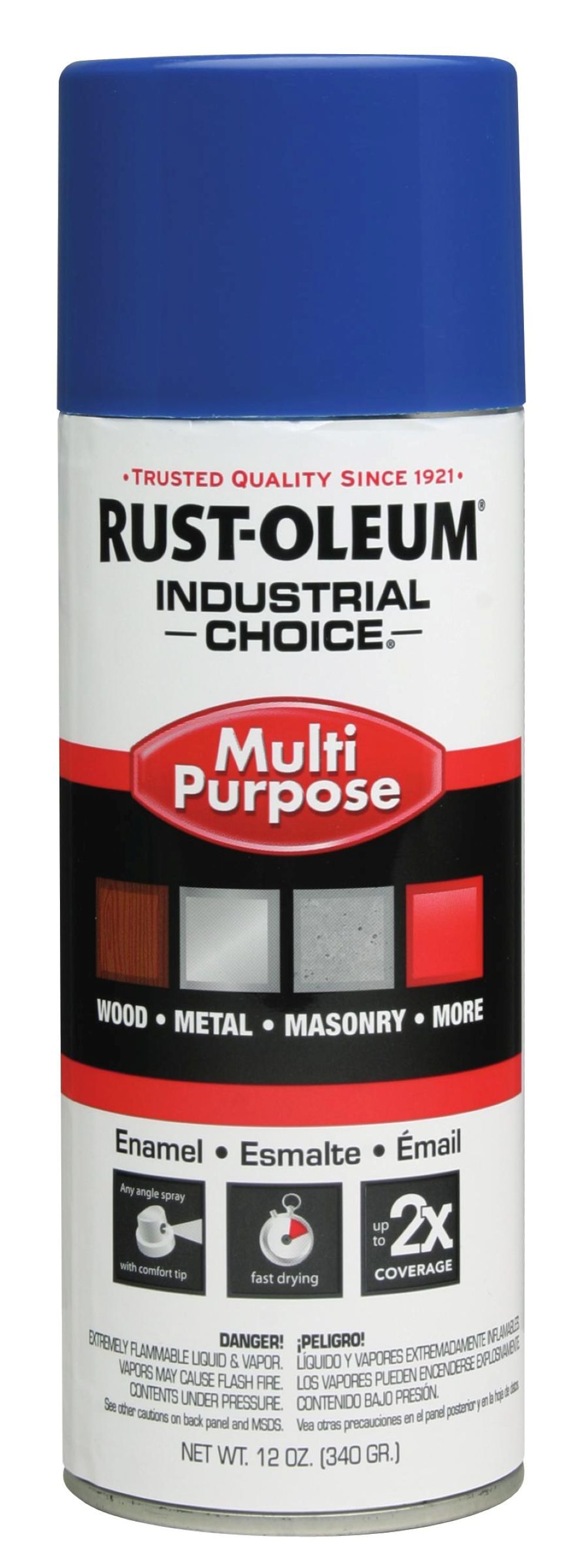 Rust-Oleum&reg; Industrial Choice Enamel Aerosol - Safety Blue - Q6
